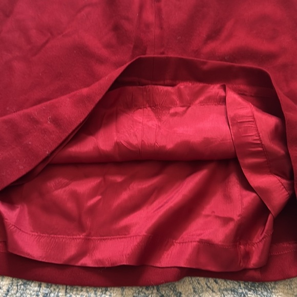 Evan Picone rust wool lined a line vintage skirt 10 - Picture 4 of 5